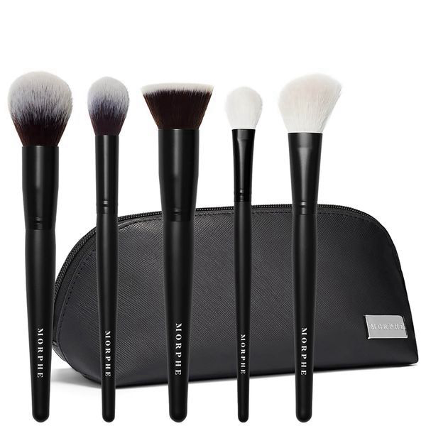 Face The Beat 5-Piece Brush Collection and Bag