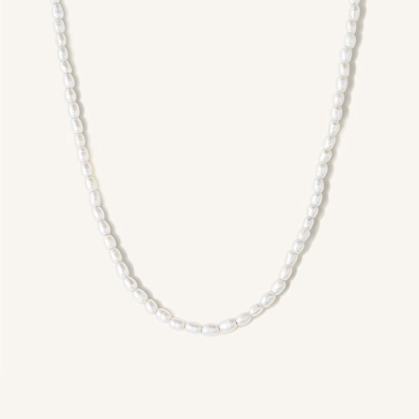 日本未入荷◆MEJURI◆Tiny Pearl Station Necklace Mejuri + Tiny Pearl Necklace
